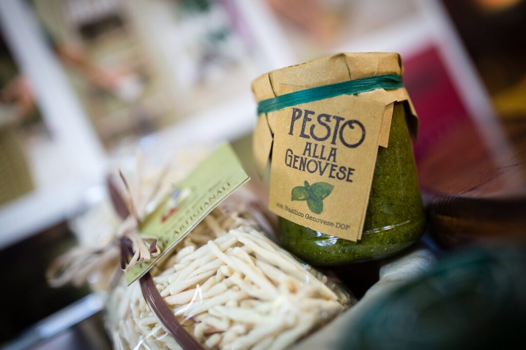 Pesto products in Cinque Terre