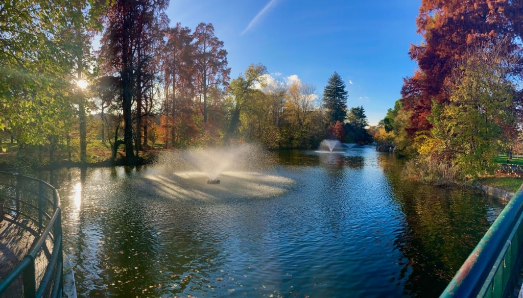 Lush landscape of Giardini Margherita, Bologna