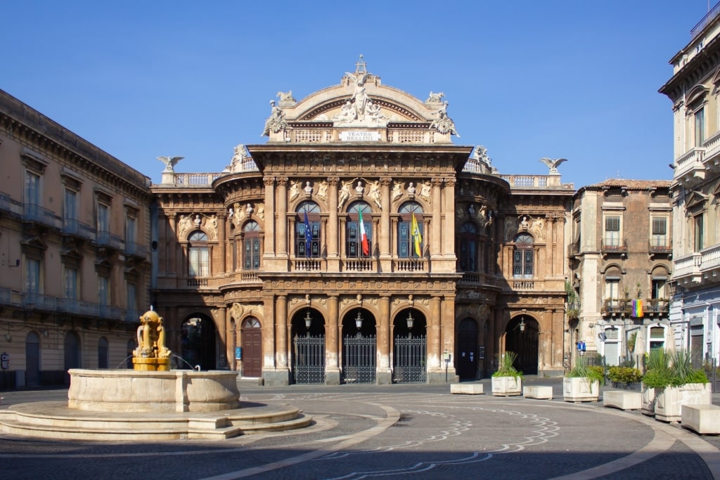 Exterior of Teatro Massimo Bellini, Catania