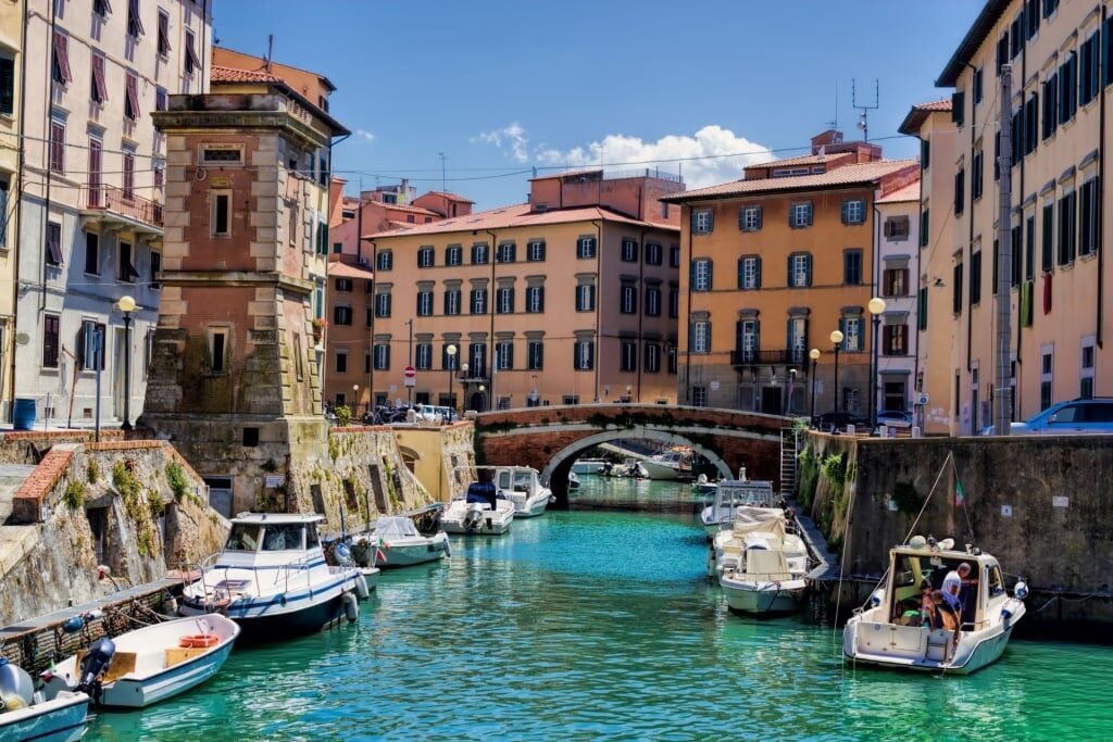 Beautiful canals of Livorno