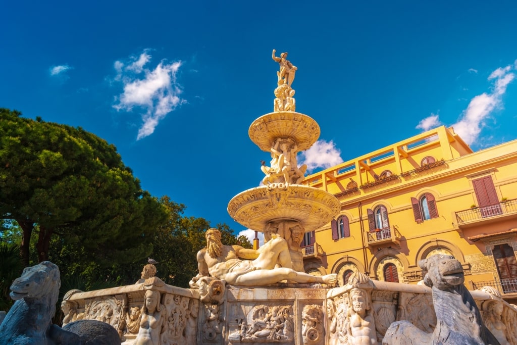 View of the Fontane di Orione, Messina