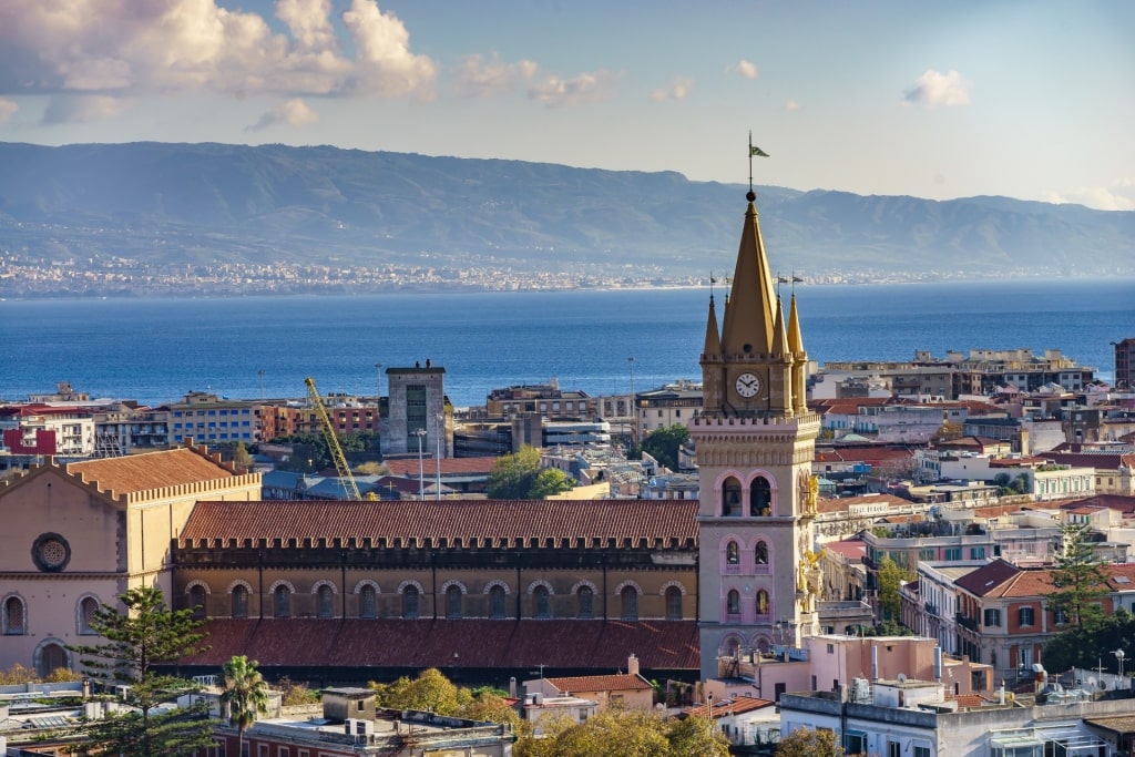 Aerial view of Messina