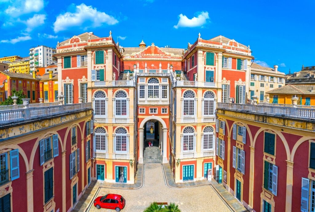 Colorful Palazzo Reale in Genoa