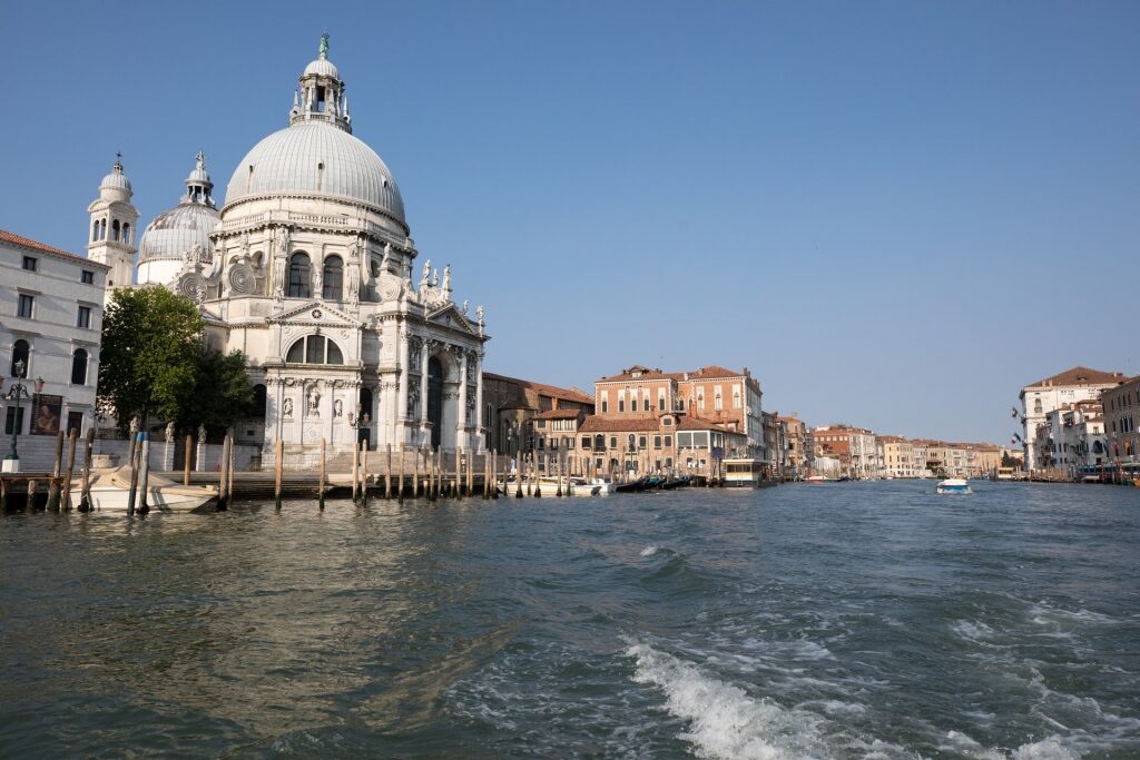 Beautiful Venice view from the water