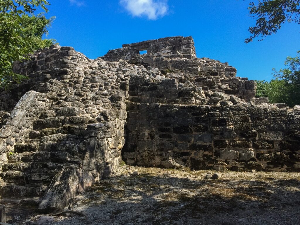 Historic site of San Gervasio in Cozumel, Mexico