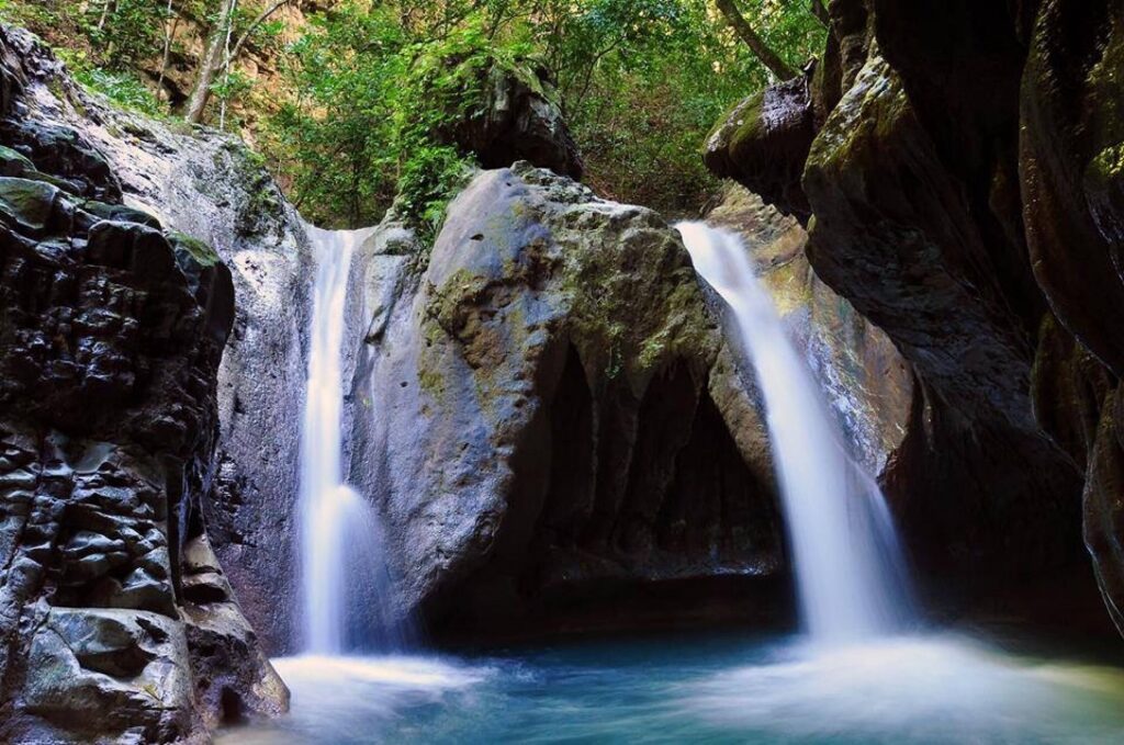 Stunning view of Damajagua Waterfalls