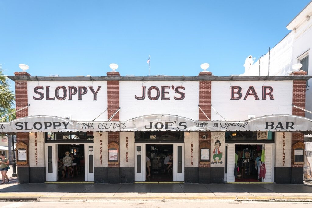 Facade of Sloppy Joe's Bar in Key West
