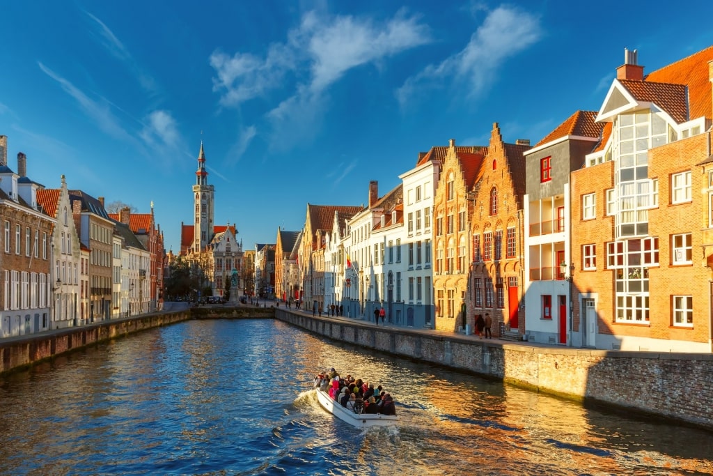 Boat ride in Bruges