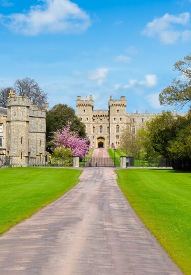 Beautiful view of Windsor Castle