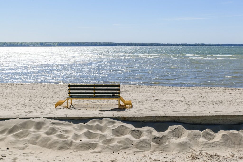 Visit Stroomi Beach, one of the best things to do in Tallinn