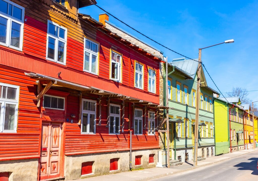 Colorful neighborhood of Kalamaja