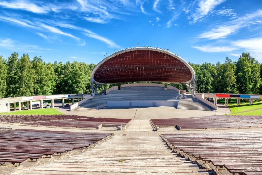 Vast amphitheater of Song Festival Grounds