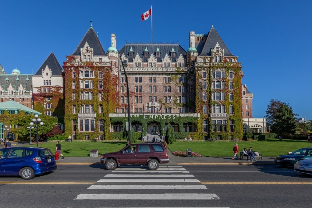 Exterior of Fairmont Empress