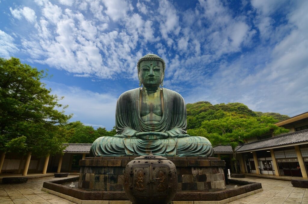 30-foot-tall Buddha statue in Kotokuin Temple