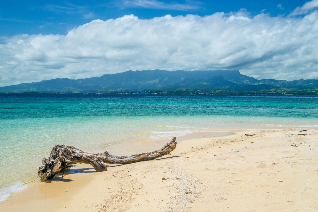 Quiet beach in Lautoka, Fiji