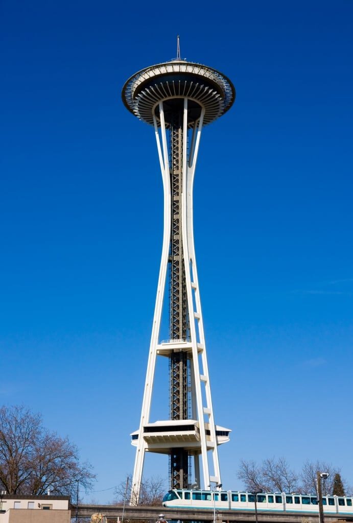 Iconic Space Needle in Seattle