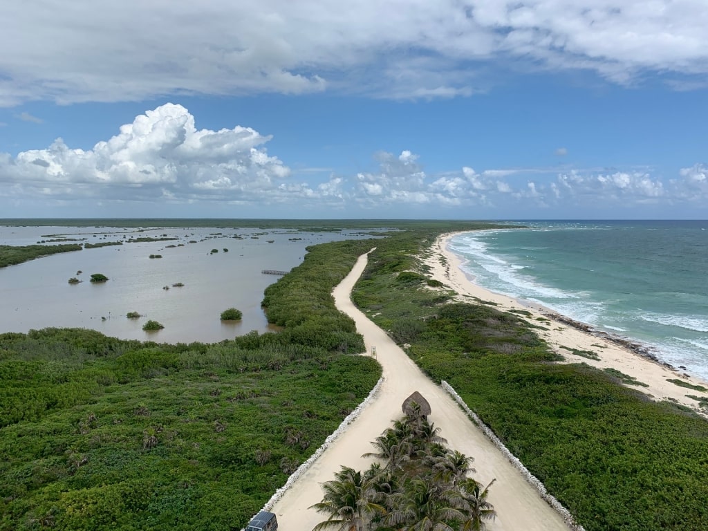 View of Punta Sur Eco Beach Park