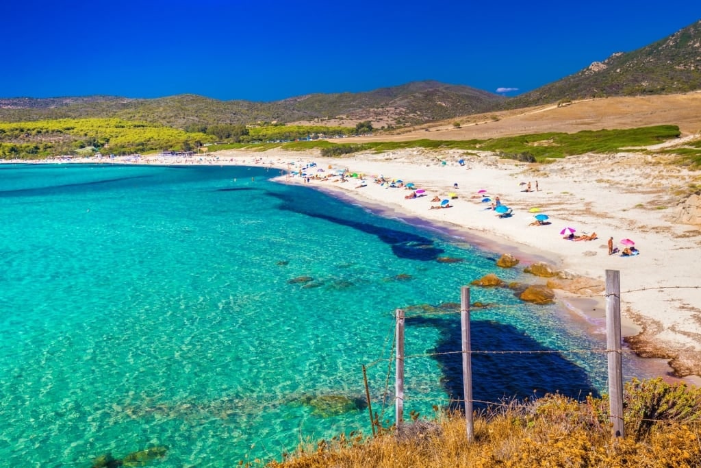 Grand Capo Beach, one of the best Corsica beaches