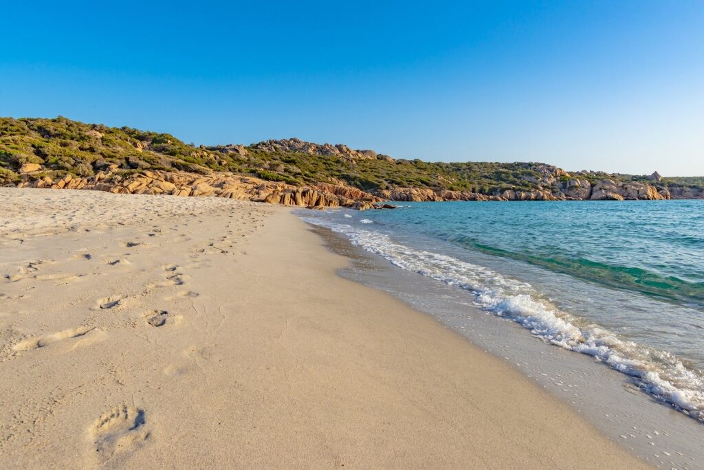 Beautiful view of La Plage d’Argent, one of the best Corsica beaches