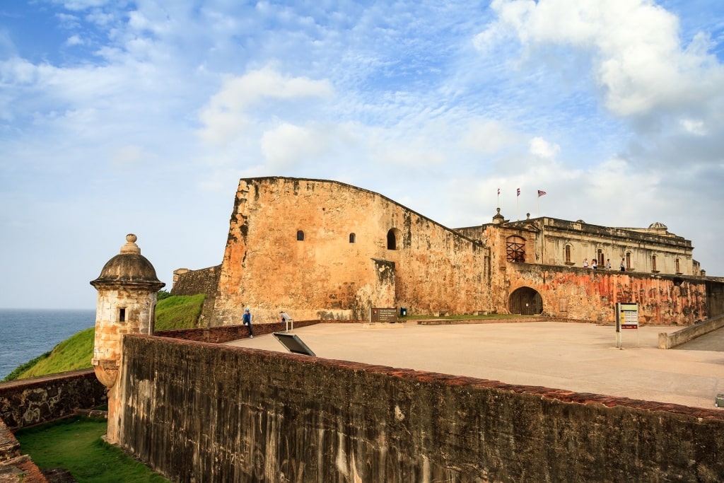 Beautiful site of Castillo San Cristóbal