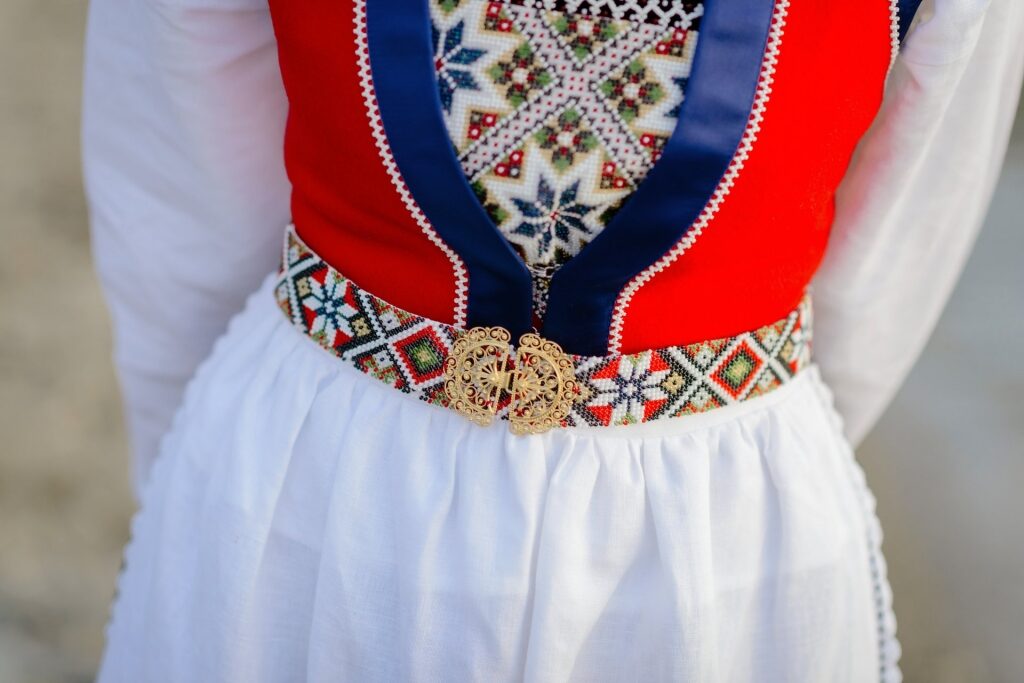 Traditional Norwegian dress called bunad