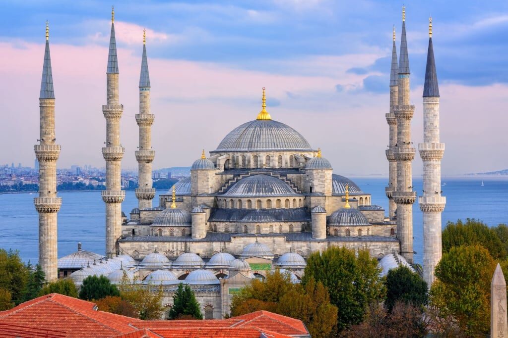 Historical landmark of The Blue Mosque