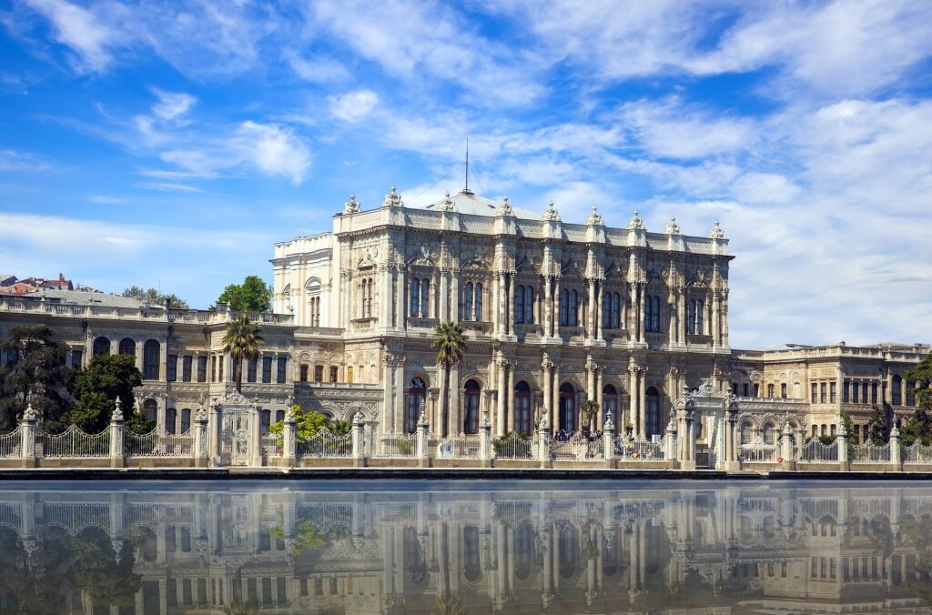 Dolmabahce Palace by the water