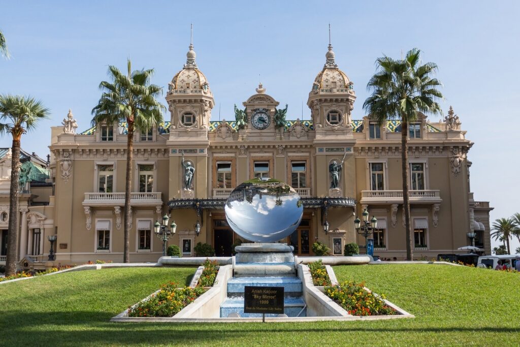 Facade of Monte Carlo Casino, Monaco