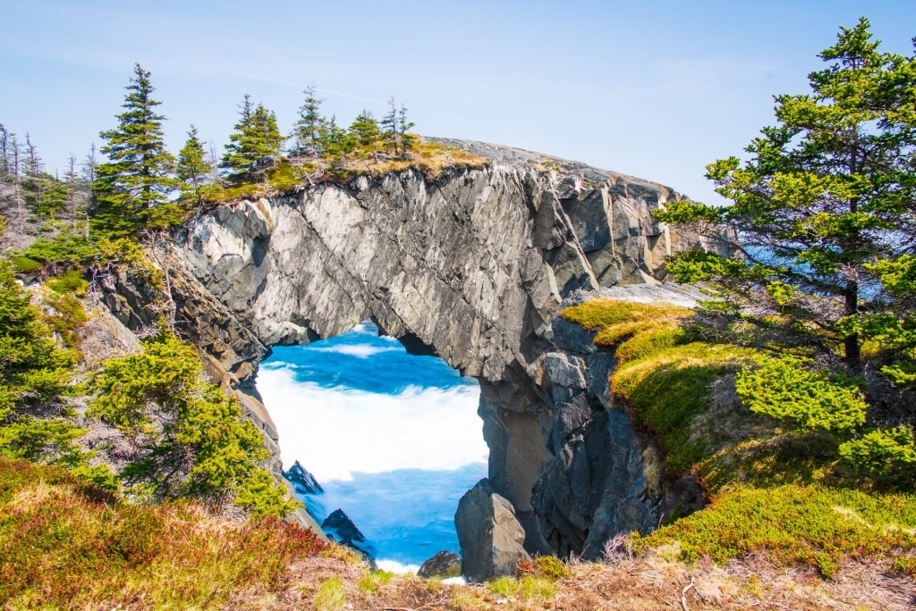 Amazing rock formation of Berry Head Arch