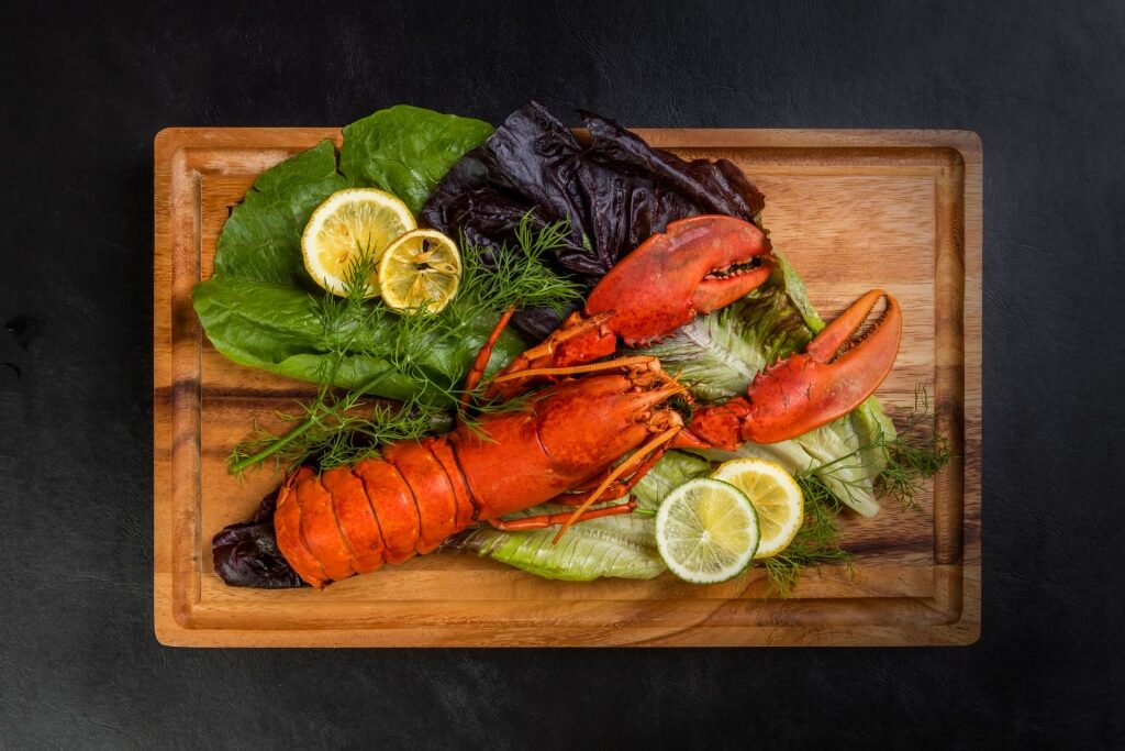 Plate of lobster