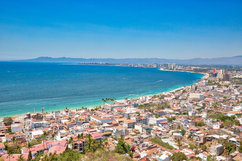 View of Banderas Bay from lookout