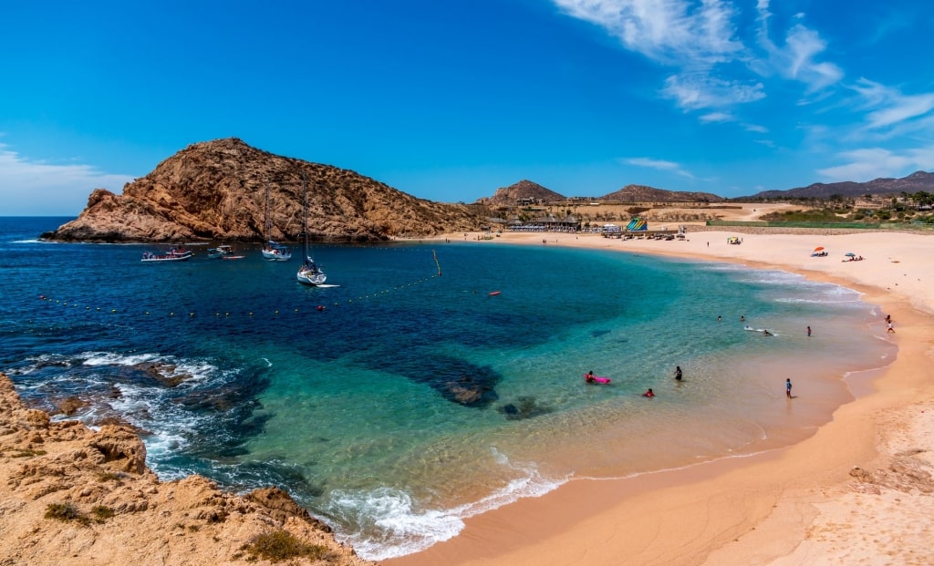 Calm water of Santa Maria Beach