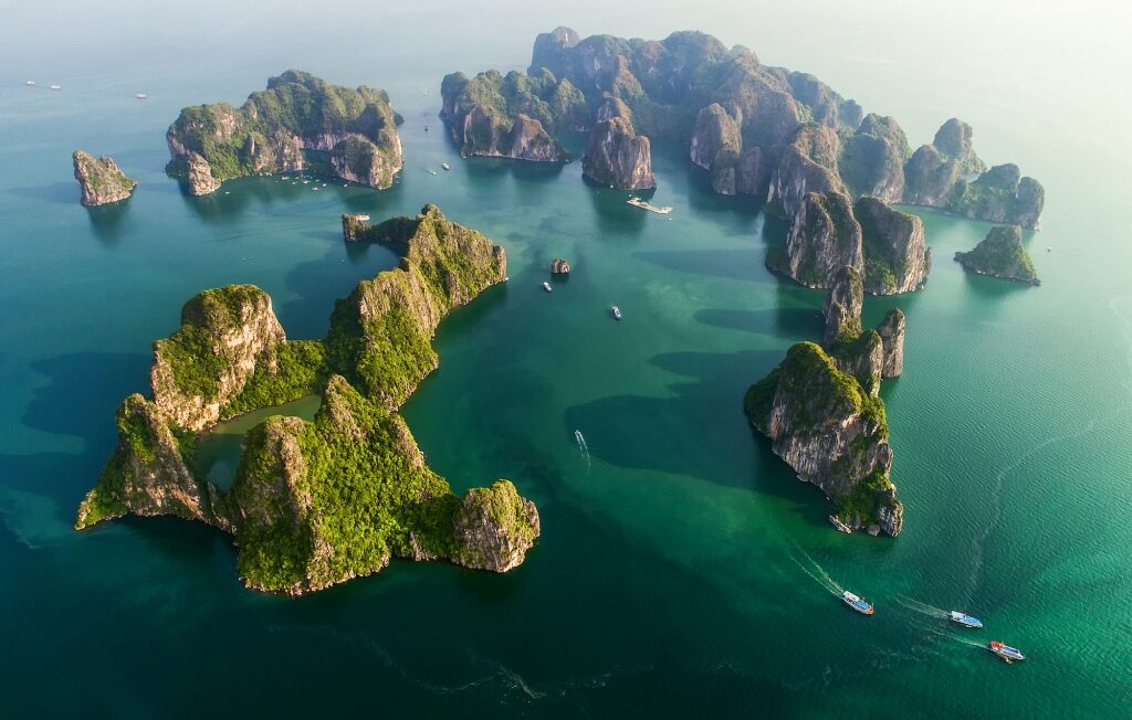Halong Bay, one of the best places to visit in Southeast Asia