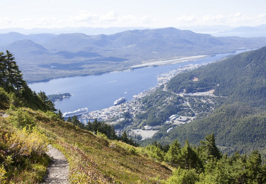 View from a trail in Deer Mountain