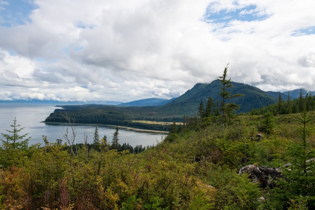 Hoonah Mountain, one of the best Alaska mountains in Icy Strait Point