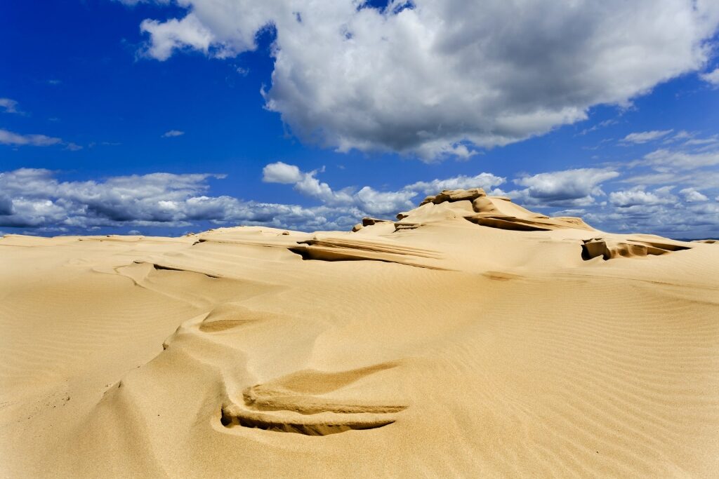 Magnificent view of Stockton Sand Dunes