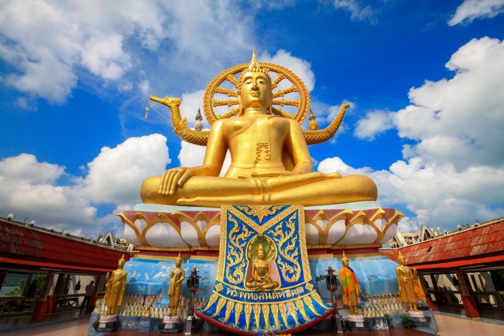 Massive golden Buddha in Wat Phra Yai