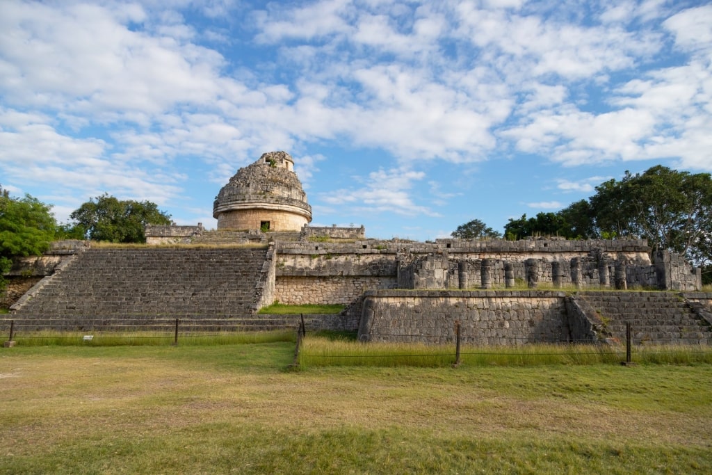 Circular observatory tower of El Caracol