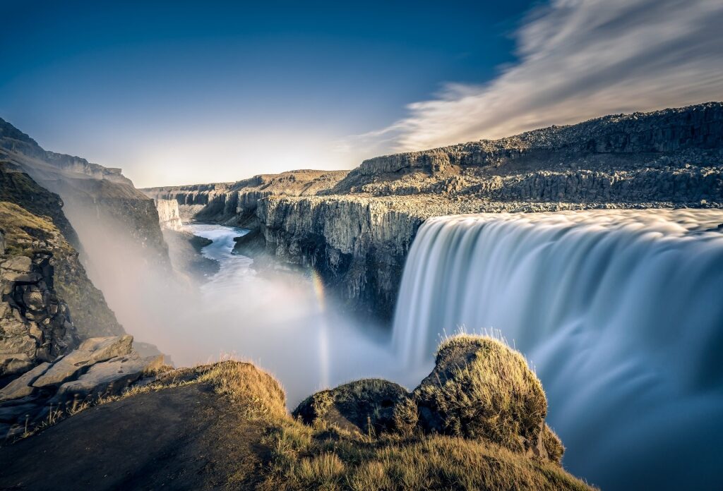 Picturesque view of Dettifoss, one of the best Iceland waterfalls