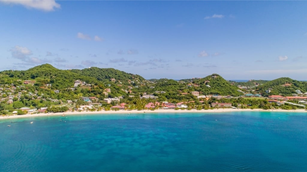 White sands of Grand Anse Beach, Grenada