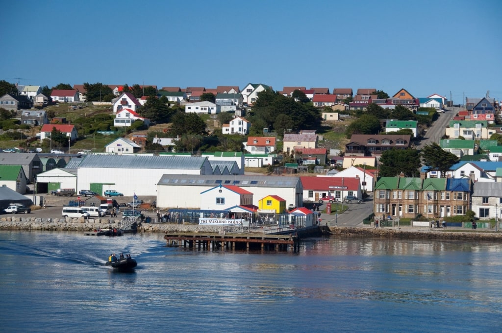 Quiet capital of Port Stanley