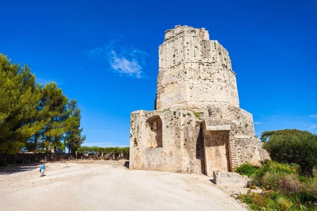 Ancient tower of Tour Magne, Nîmes