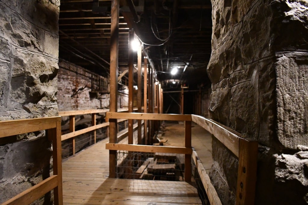 Historic underground city in Seattle