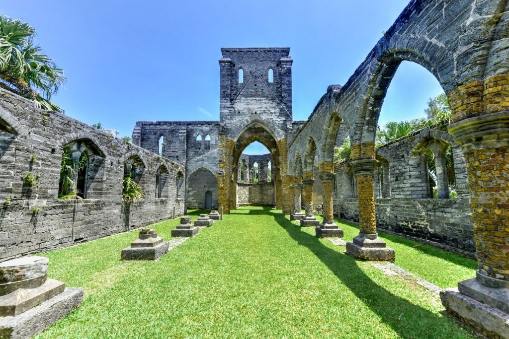 Unfinished church in St. George’s