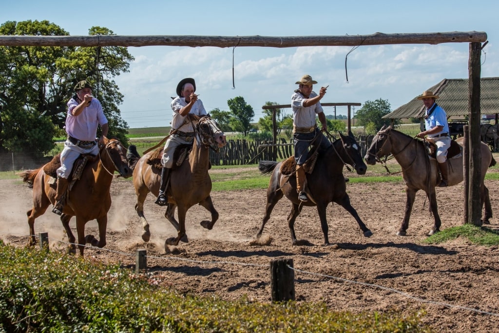 Argentina culture - gaucho with wide-brimmed hats