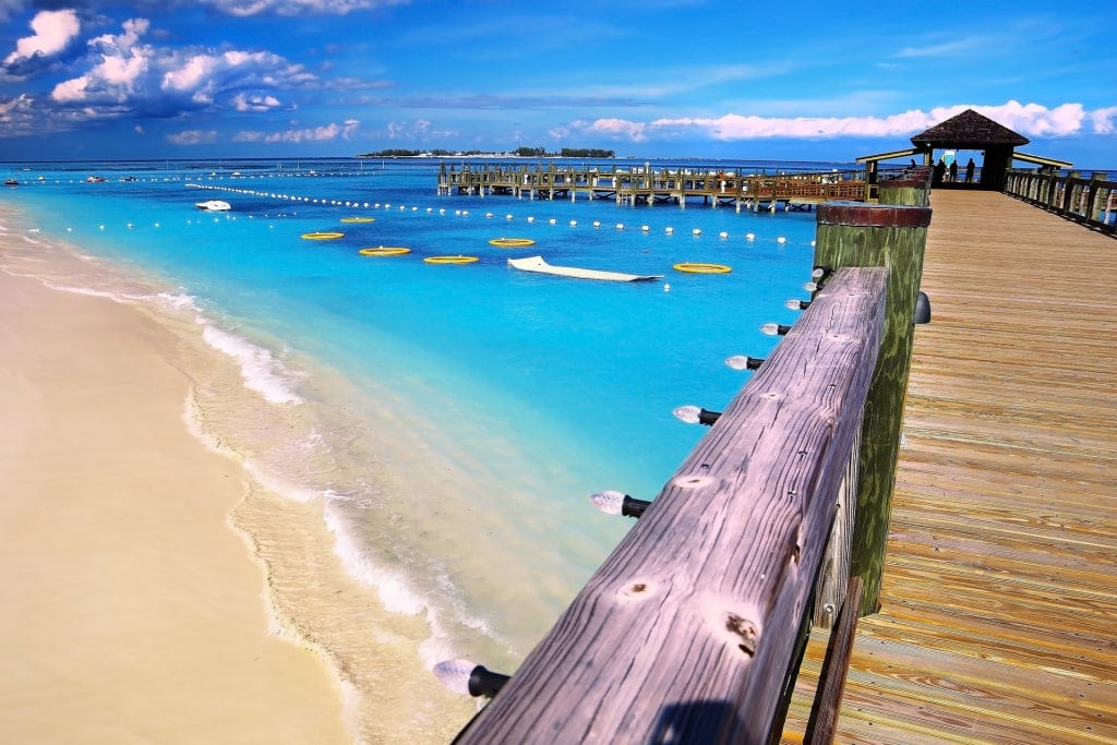 Boardwalk with view of Cable Beach