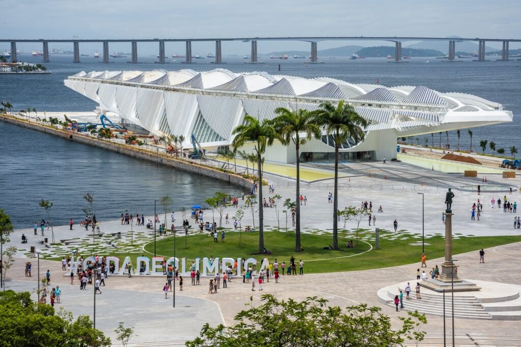 Uniquely designed Museum of Tomorrow in Brazil