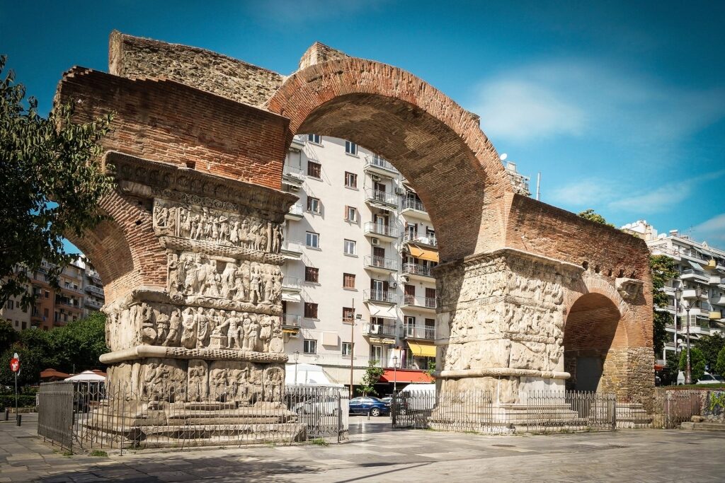 Historical site of the Arch of Galerius