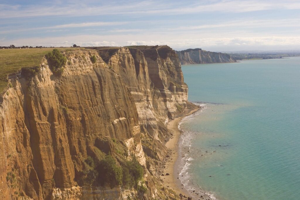 Beautiful coast of Cape Kidnappers