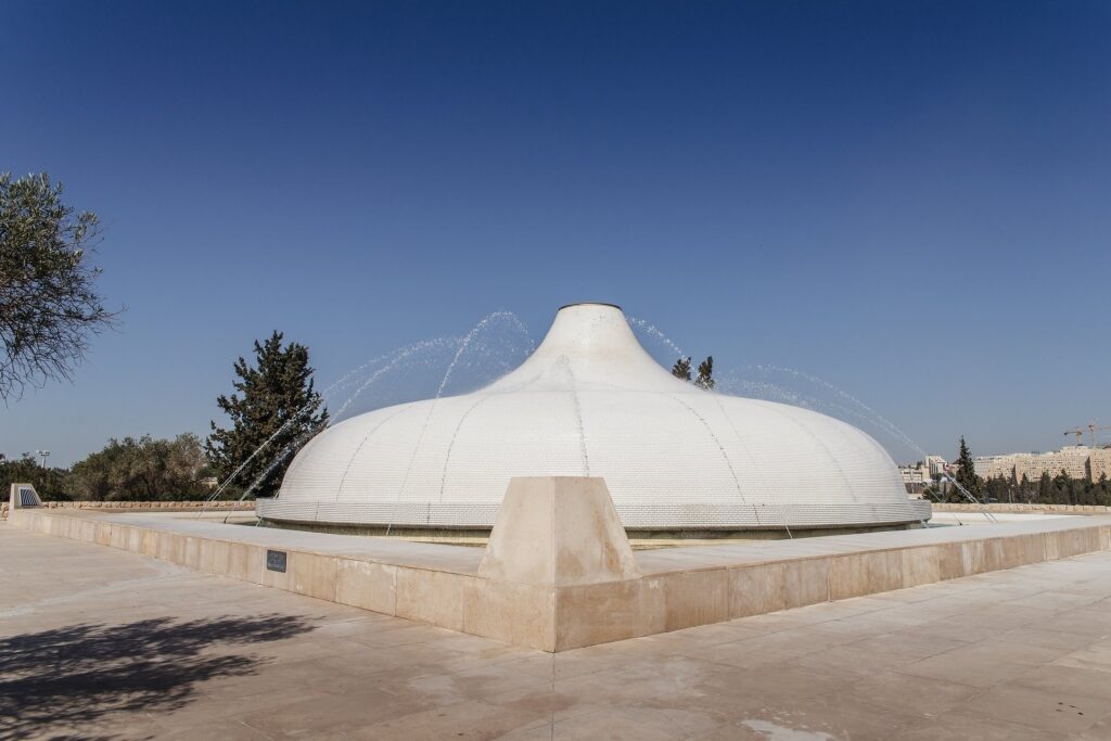 Unique dome structure of Israel Museum